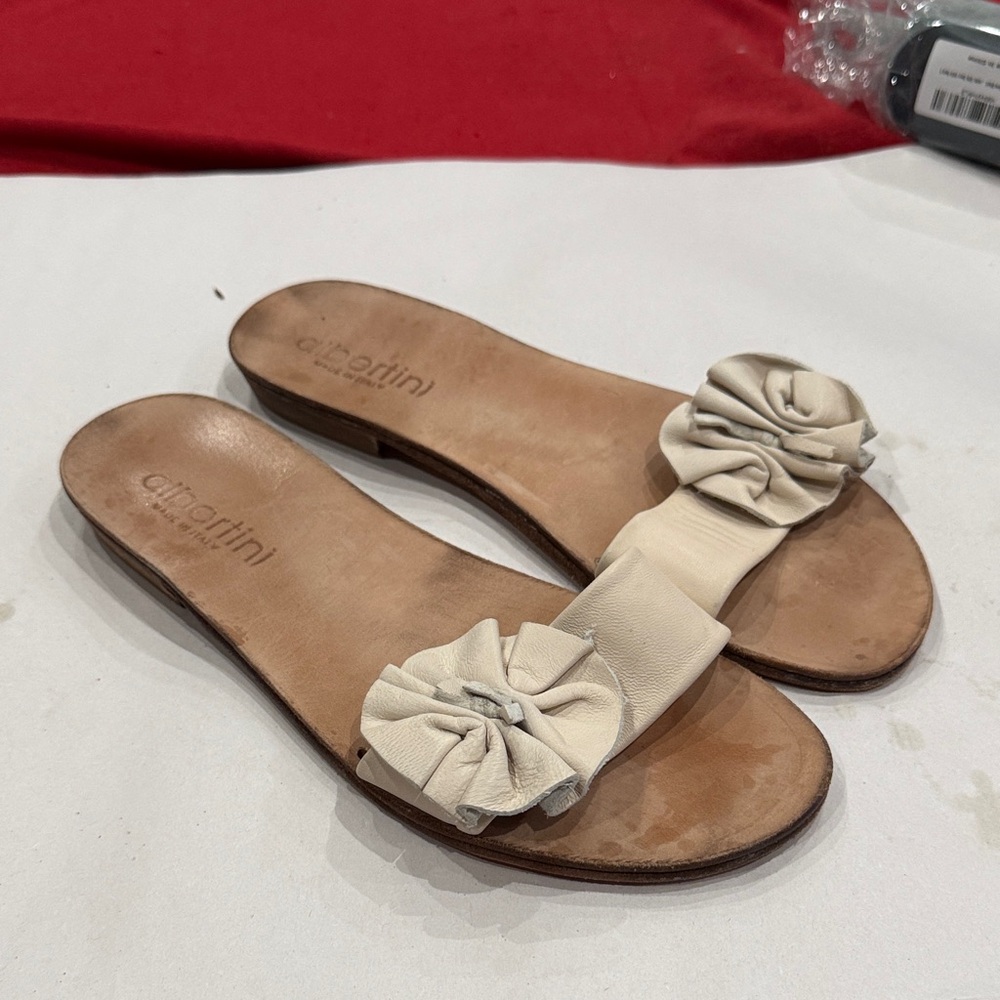 Adidas Cream Women's Sandals